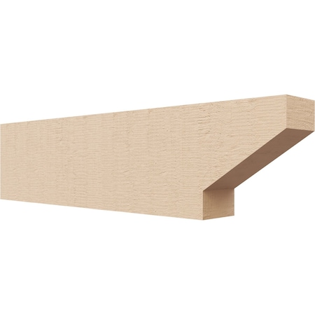 Ekena Millwork 2in. W x 4in. H x 16in. L Clemmons Woodgrain TimberThane Rafter Tail, Primed Tan RFTUR02X04X16CLERCPR